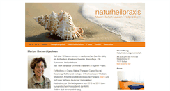 Desktop Screenshot of naturheilpraxis-burkert-laukien.de